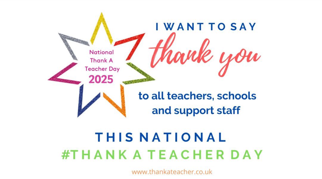 Thank you to all the teachers , tutors, teaching assistant and all support staff in our schools and colleges for what they do. #catholiceducation #ThankATeacherDay