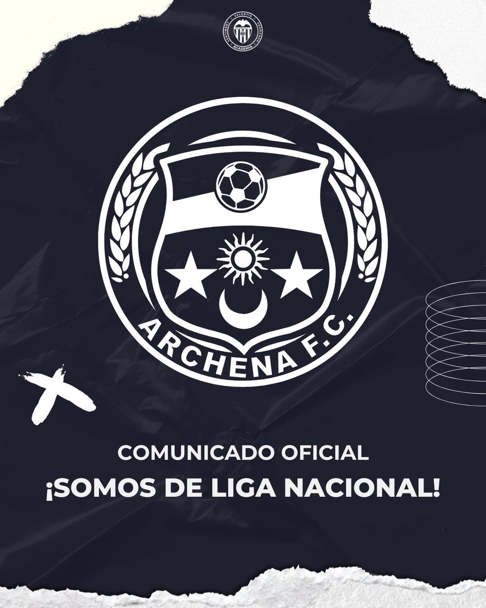 archenafc's tweet photo. COMUNICADO OFICIAL | ✍🏻

¡Somos de Liga Nacional!

#ArchenaFC https://t.co/ZLurZniFqs