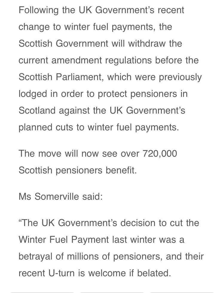 simon_telegraph's tweet image. @scotgov axes offer of universal winter fuel payment. Pensioners with income of more than £35k to have money clawed back through tax system. They were due to get £100. Lower income pensioners to get £203.40 or £305.10, v slightly more than in England and Wales