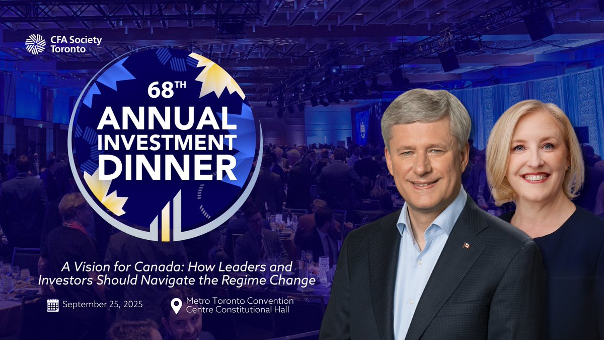 CFA Society Toronto (@cfatoronto) on Twitter photo How should Canadian leaders and investors navigate global regime change?
Gain insights on #geopolitics, risk, and Canada’s role in a shifting world from <a href="/stephenharper/">Stephen Harper</a> at the 68th Annual Investment Dinner!
🎫cvent.me/YkwOAY
#CFASocietyToronto #Finance #Investing How should Canadian leaders and investors navigate global regime change?
Gain insights on #geopolitics, risk, and Canada’s role in a shifting world from <a href="/stephenharper/">Stephen Harper</a> at the 68th Annual Investment Dinner!
🎫cvent.me/YkwOAY
#CFASocietyToronto #Finance #Investing