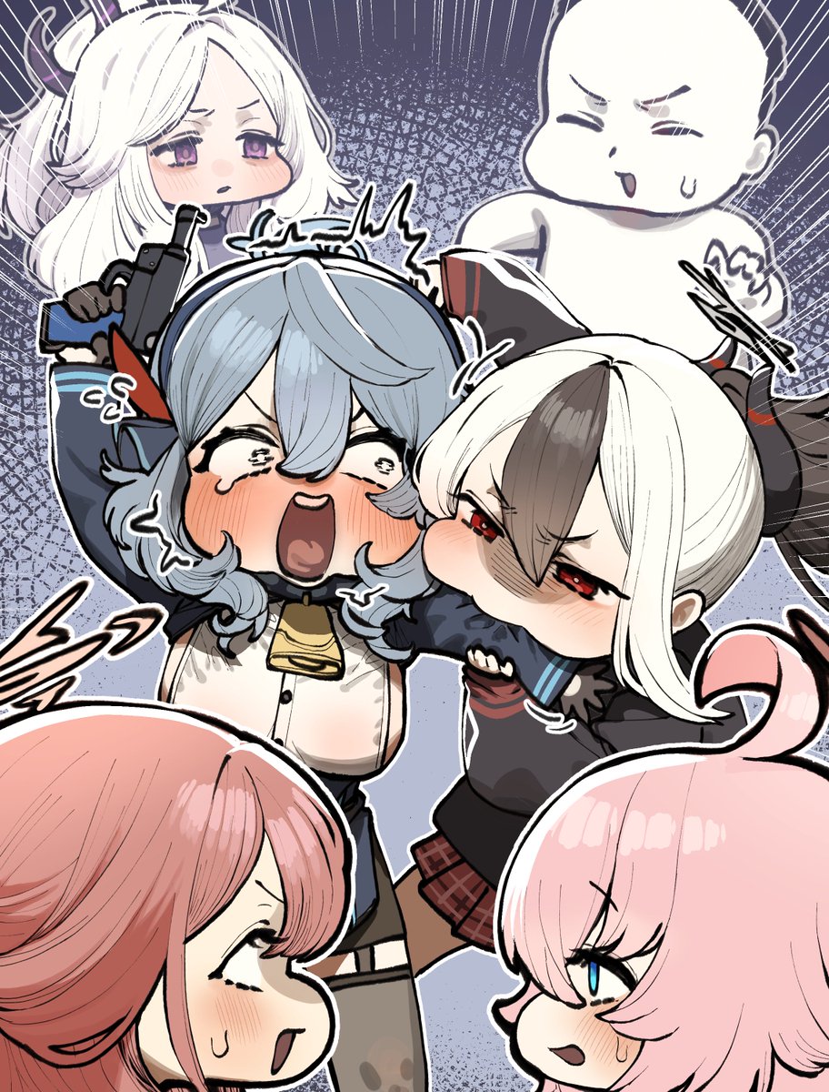 Chroong1's tweet image. 게헨나 표독함 대결
