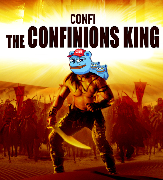 ConFImemecoin's tweet photo. There are a lot of opponents. The title of king must be earned. But he already has loyal companions. Let's keep moving. https://t.co/ItefpP6fU9
