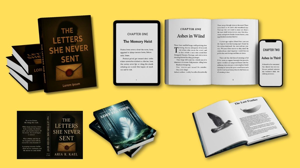 MoinKhan_555's tweet photo. I specialize in: βοΈ Print-ready formatting (Paperback & Hardcover) βοΈ Kindle/eBook layout (EPUB, MOBI) βοΈ Clean, modern, and reader-friendly design βοΈ Consistent margins, fonts, spacing βοΈ Fast turnaround & unlimited revisions
#eBookDesign #PrintReady #IngramSpark #FictionBooks https://t.co/mrmk0a61bg