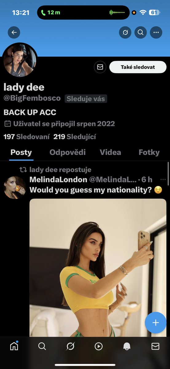 Hey guys :) its not my back up profile :) its a fake :)