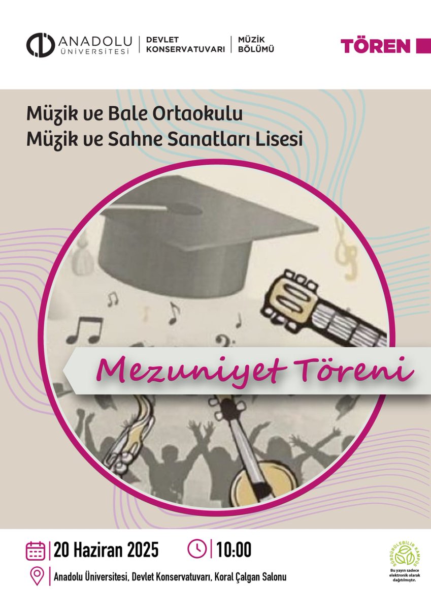 Müzik ve Bale Ortaokulu - Müzik ve Sahne Sanatları Lisesi

🗓️ 20 Haziran 2025
⏰ 10.00
📍Koral Çalgan Salonu 

<a href="/Anadolu_Univ/">Anadolu Üniversitesi</a>