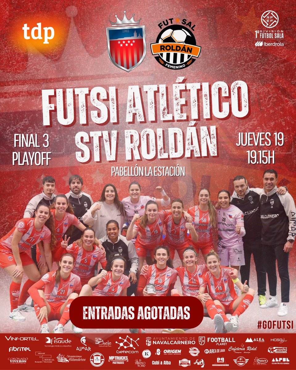 ⚠️ AGOTADAS todas las entradas para la final de mañana.
#vamosfutsi🦊