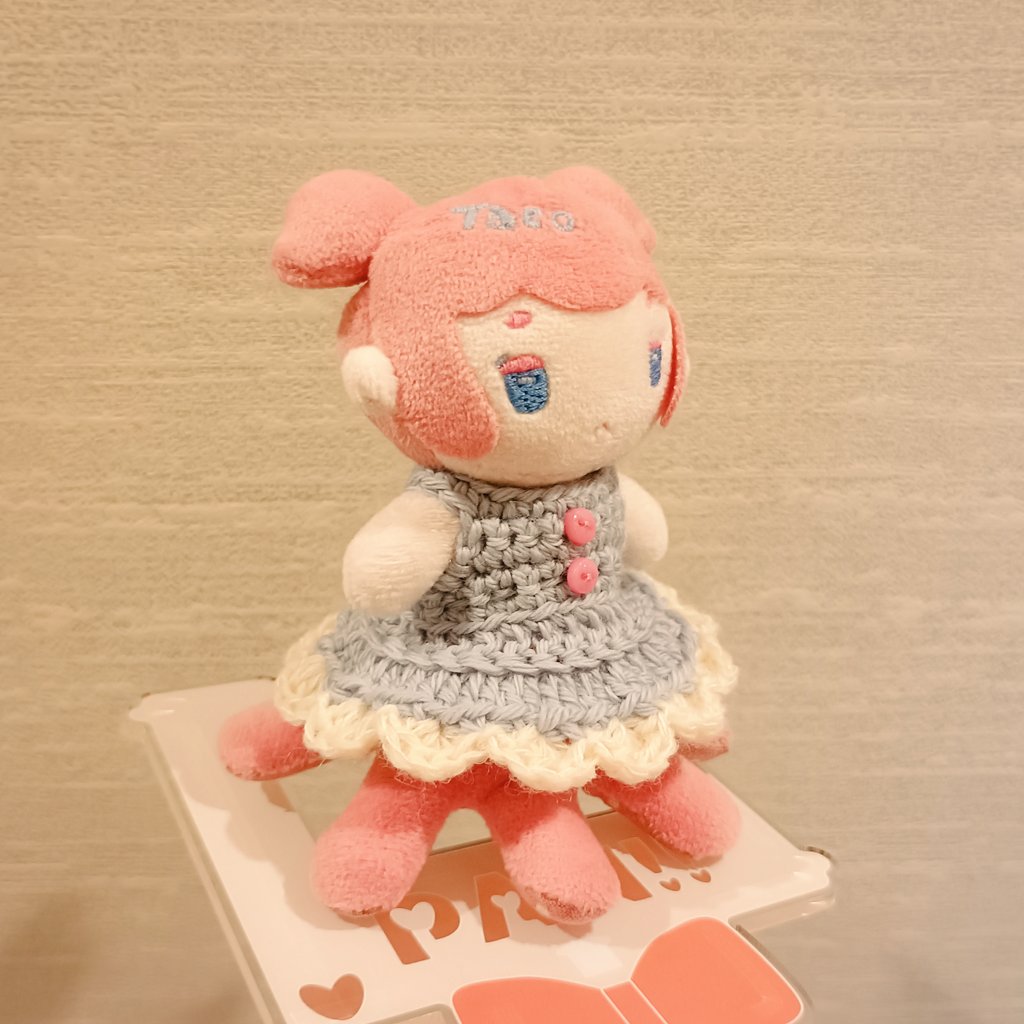 ワンピース編んだ〜〜〜