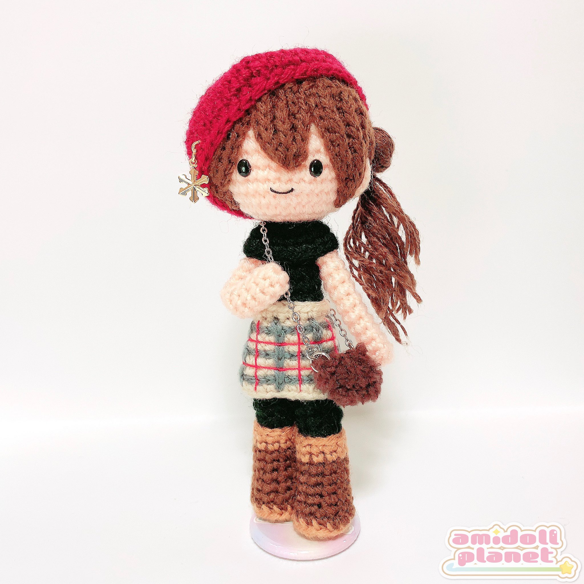 あみぐるみ☆くま☆テディベア☆ハンドメイド へら