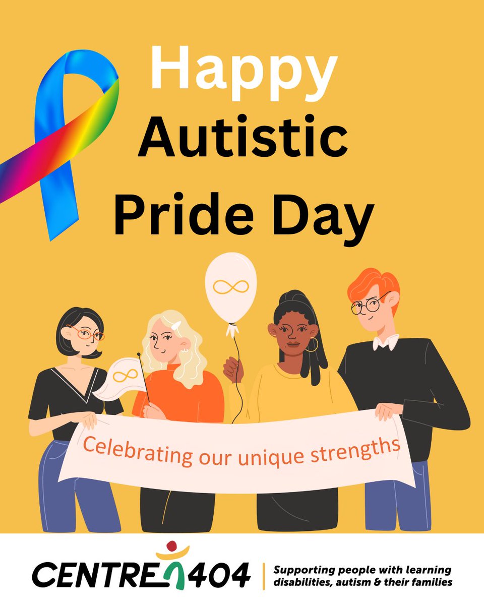 Today is Autistic Pride Day—Let’s celebrate neurodiversity and honour the unique strengths and voices of autistic people—not just supported, but celebrated. We’re proud to be part of a community that celebrates difference and builds inclusive spaces where everyone can thrive.