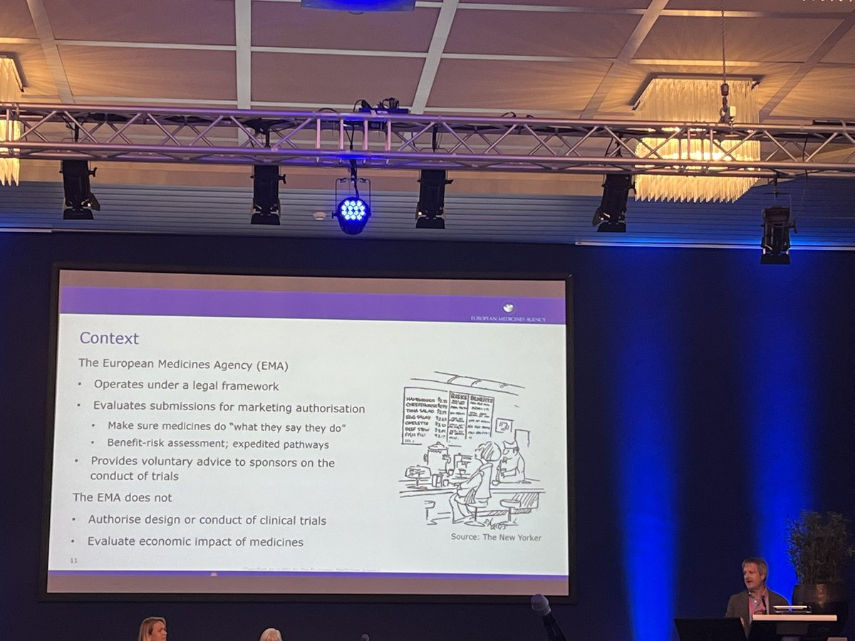 Amazing lecture by EMA Medical Director Francesco Pignatti <a href="/EMA_News/">EU Medicines Agency</a> <a href="/EORTC/">EORTC</a> <a href="/myESMO/">ESMO - Eur. Oncology</a> <a href="/AACR/">AACR</a>