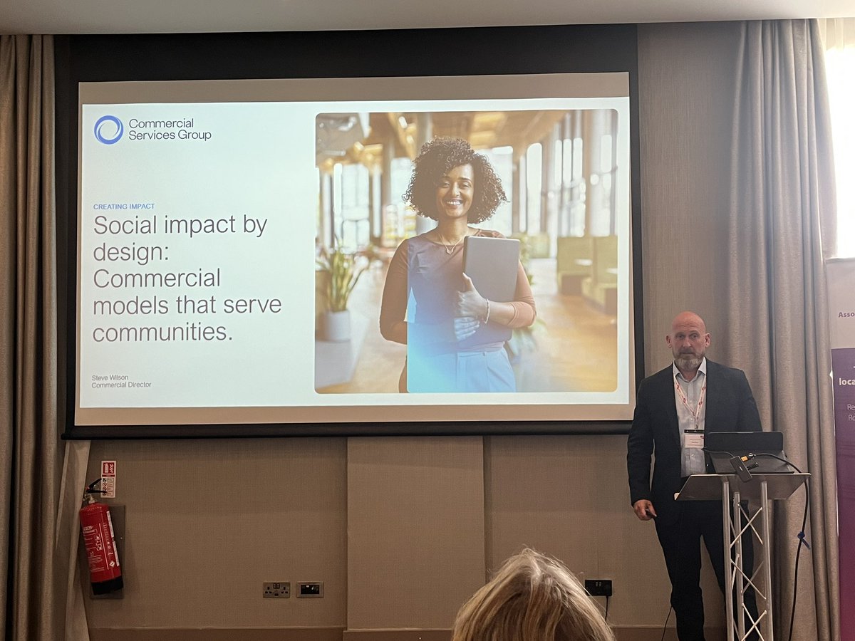 APSE events (@apseevents) on Twitter photo Social impact by design - commercial models that serve communities - thanks to Steve Wilson from Commercial Services Group. 👏🏽👏🏽 <a href="/apseevents/">APSE events</a> #apseregen25 Social impact by design - commercial models that serve communities - thanks to Steve Wilson from Commercial Services Group. 👏🏽👏🏽 <a href="/apseevents/">APSE events</a> #apseregen25