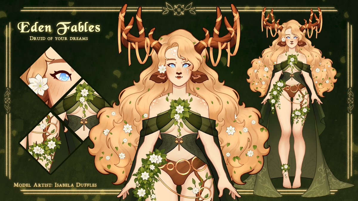 EdenFables's tweet image. ✨ᴏʜ ʜᴇʀᴏ, ᴛᴇʟʟ ᴍᴇ ʏᴏᴜʀ ɴᴀᴍᴇ..✨

A druid of dreams, namekeeper, and weaver of tales..

🌿Eden Fables 
✨23yrs old
✨ Twitch Affiliate &amp;amp; Artist 
🌿 Scandinavian fey and folklore 
🔞18+ MDNI

🌿..ᴀɴᴅ ɪ&apos;ʟʟ ᴛᴇʟʟ ʏᴏᴜ ᴀ ᴛᴀʟᴇ🌿

🎨#EdenFrames
🔞#LewdenFables