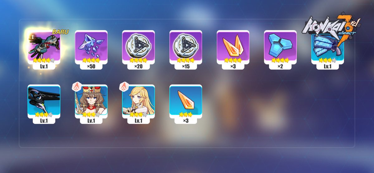 Patch ini sih.. bener2 dua puluh pull doang langsung full set 😭😭 padahal ya iseng aja gacha nya wkwk