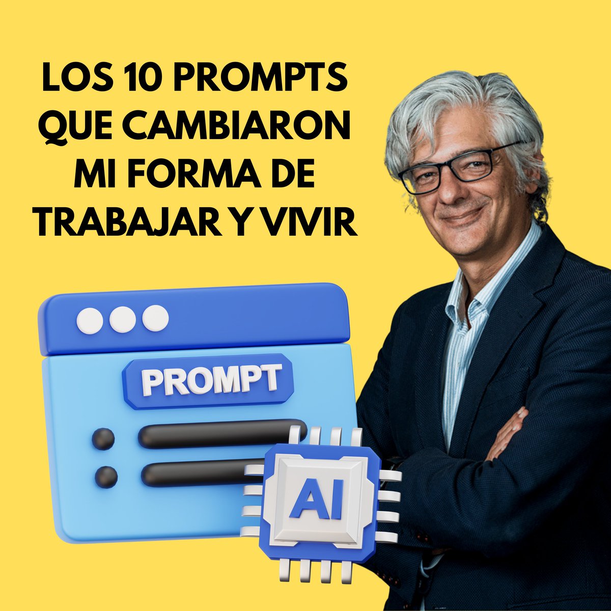 EmilioSLozano's tweet image. ¿Y si pudieras tener un equipo de genios trabajando para ti 24/7… por menos de lo que cuesta un café?
Eso es lo que he conseguido gracias a 10 prompts de ChatGPT que han transformado la forma en la que trabajo (y vivo).
Te los comparto aquí👇