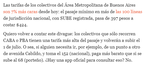 Federico Poore (@fedebillie) on Twitter photo Hoy <a href="/FlorHalfon/">Flor Halfon Laksman</a> nos recuerda lo insólito del balcanizado esquema tarifario del AMBA. Sumo que si (por ejemplo) hacés tren + subte te sale más barato que si hacés subte + tren, o que hay 31 líneas de bondis disfrazadas con calcomanías del GCBA que no suman información al pasajero. Hoy <a href="/FlorHalfon/">Flor Halfon Laksman</a> nos recuerda lo insólito del balcanizado esquema tarifario del AMBA. Sumo que si (por ejemplo) hacés tren + subte te sale más barato que si hacés subte + tren, o que hay 31 líneas de bondis disfrazadas con calcomanías del GCBA que no suman información al pasajero.