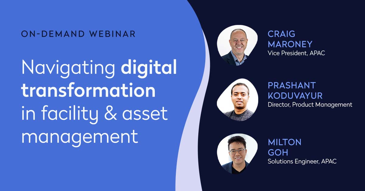 Watch our on-demand webinar where our expert panel discusses current trends in asset and facility management, key challenges, and how to use digital tools for smarter asset tracking, predictive maintenance, and increased productivity. okt.to/lytTnS