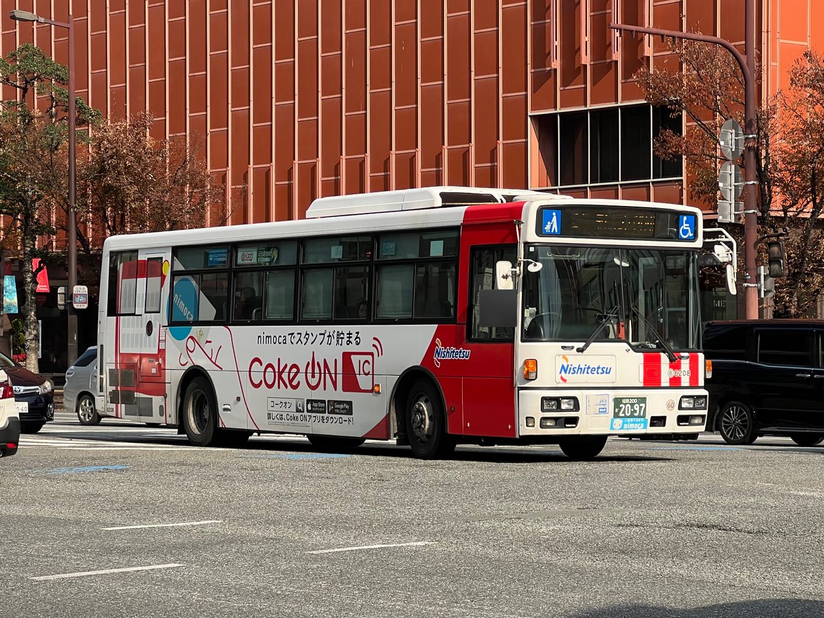 西鉄バス 西日本鉄道 壱岐自動車営業所 6208 福岡 200 か 2097