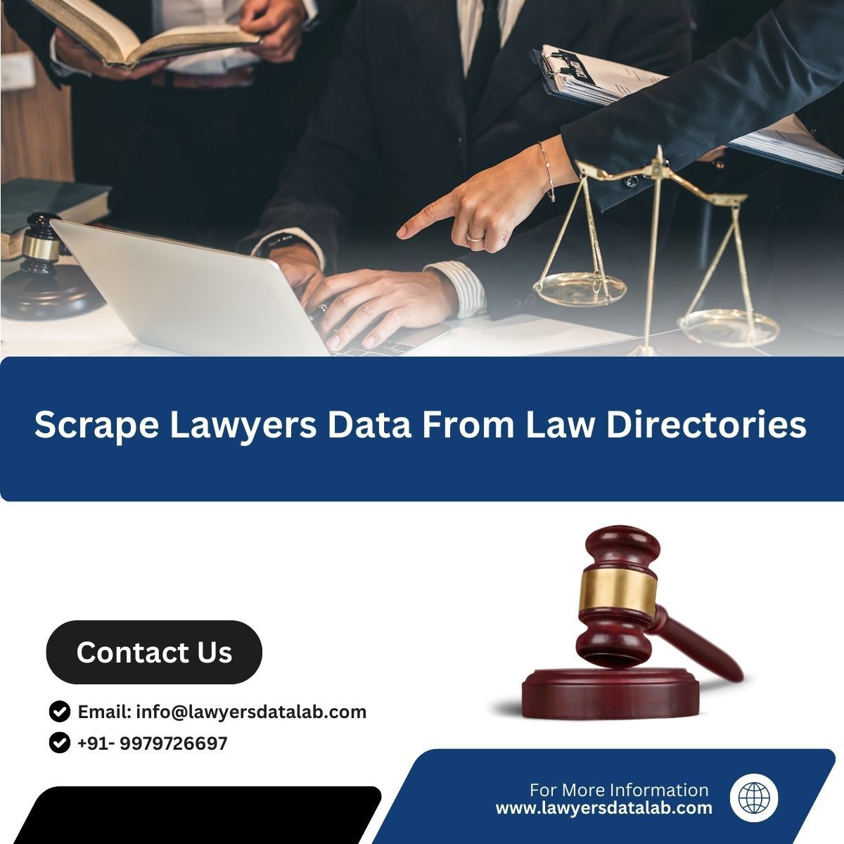 LawyersData's tweet image. Lawyers Data Lab provides cutting-edge USA lawyers data scraping services. Our technology ensures quick, effective data gathering and insights. For comprehensive lawyers directory scraping, email info@lawyersdatalab.com. #CuttingEdgeScraping #LawFirmEmailList #DataInsights