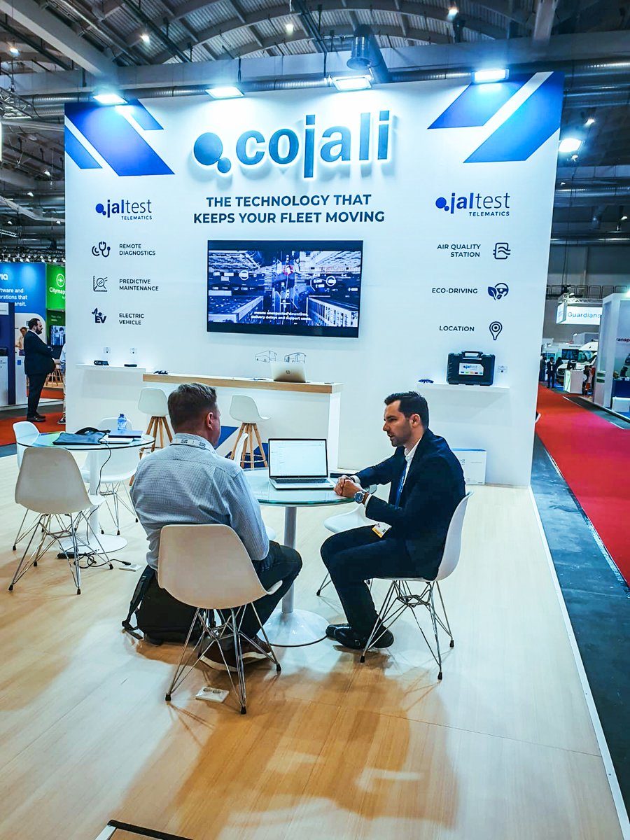 🚀 It’s the final day in Hamburg! 🌍 Come discover the future of smart mobility at UITP Summit 2025 🇩🇪

📍 Stand A3564

👉 Last chance to visit us!

#UITPHamburg2025 #SmartMobility #JaltestTelematics #FleetManagement #Cojali