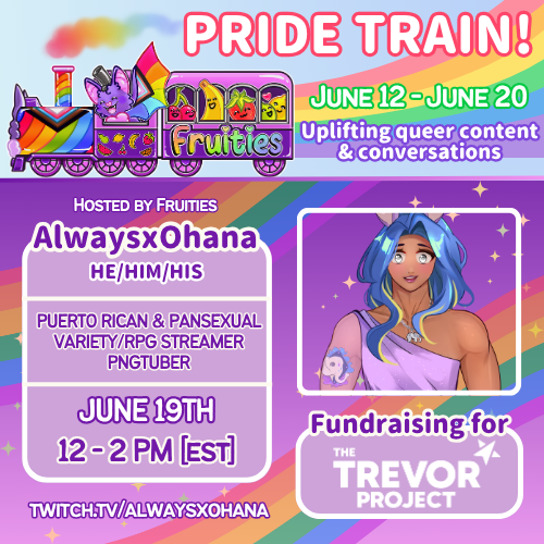 AlwaysxOhana's tweet photo. Hai Gais! We're back to streaming tomorrow at 10:30 AM [EST] and we're finna be fierce!~

For every donation made during the stream, we'll be adding one Stitch png to the page. And did I mention you can also get your own pixel heart and chibi too? 

#Fruities #pride #raidtrain https://t.co/6fUdcDDcCg