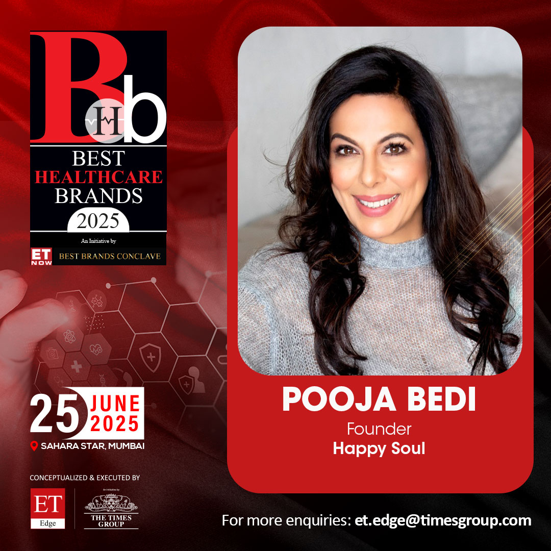 ET Edge (@et_edge) on Twitter photo We are proud to welcome <a href="/poojabeditweets/">Pooja Bedi</a>, Founder, at Happy Soul as a distinguished speaker at 8th Edition of ET Now Best Healthcare Brands 2025.
Be part of this powerful gathering where healthcare leaders, policymakers, and global thinkers delve into how India’s healthcare We are proud to welcome <a href="/poojabeditweets/">Pooja Bedi</a>, Founder, at Happy Soul as a distinguished speaker at 8th Edition of ET Now Best Healthcare Brands 2025.
Be part of this powerful gathering where healthcare leaders, policymakers, and global thinkers delve into how India’s healthcare