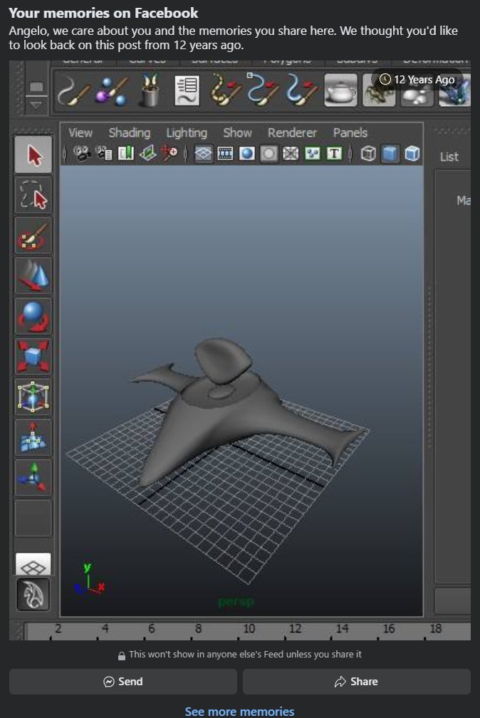 GamedevGelo's tweet photo. Facebook just reminded me that I sucked at 3d then and I still suck at it now HAHAHA https://t.co/vLXg5mGFd8