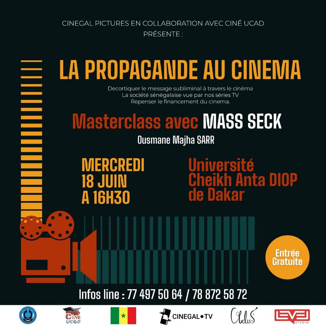 #CINEMA🎬

📣 Cinéphiles, étudiants, curieux… cette masterclass est pour vous !

Rejoignez-nous ce mercredi 18 juin à 16h30 à Ecole de Bibliothécaires, Archivistes et Documentalistes - EBAD pour une rencontre-débat exceptionnelle sur le thème :

🎬 « La propagande au cinéma »
