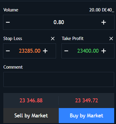 YENİ İŞLEM #DAX (DE40) BUY 🇩🇪

Hedef Nokta 23.400 🎯

#Forex #Borsa #Ger40 #Trading