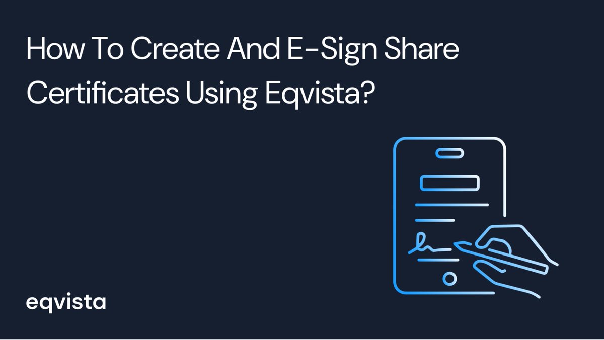 How to Create and E-Sign Share Certificates Using Eqvista?

Read here: linkedin.com/pulse/how-crea…
