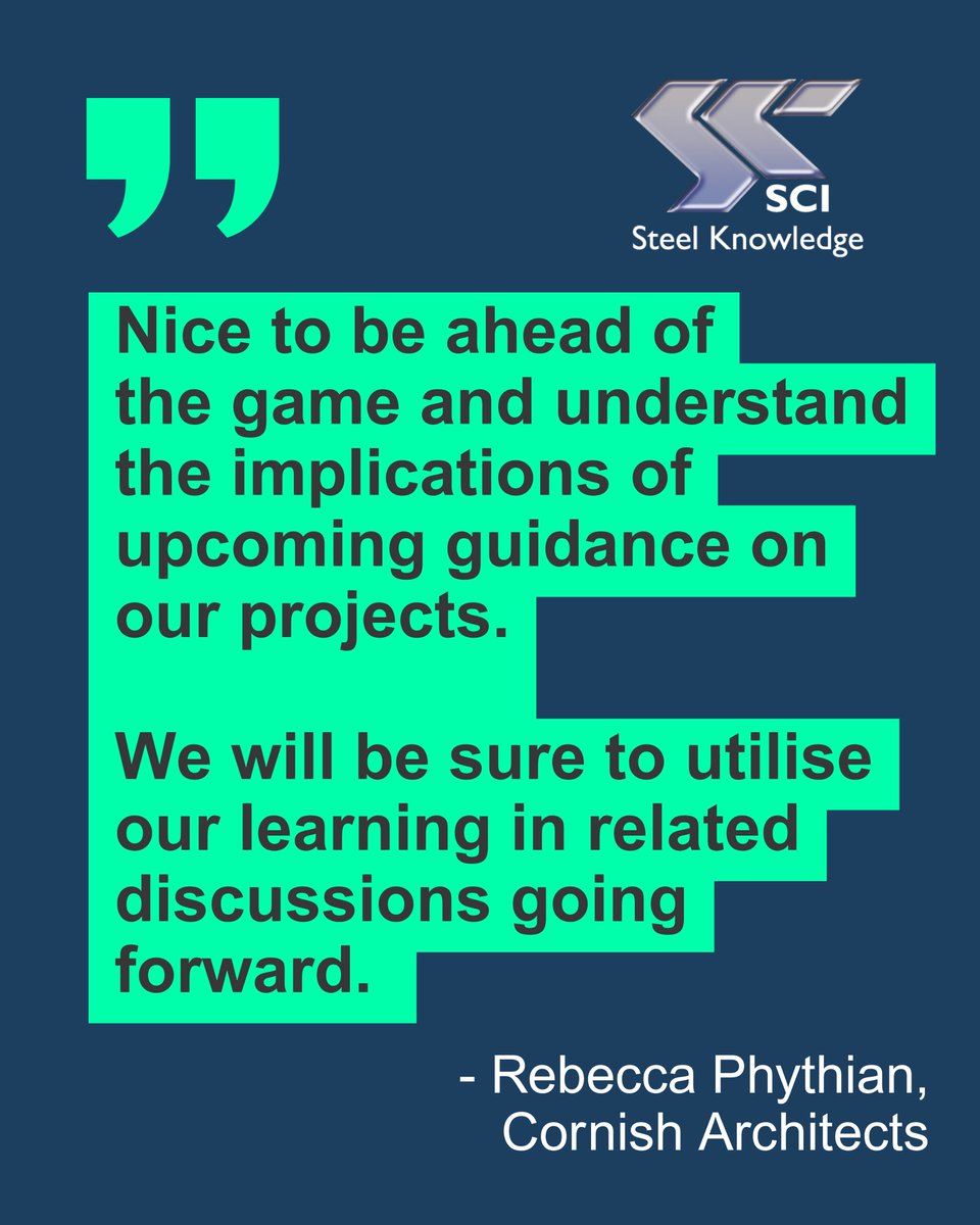 Cornish Architects enjoyed a bespoke, in-person training course, held in the comfort of their London offices. The session provided the team with the expertise to design competently, efficiently and safely, keeping them abreast with the latest advancements in steel design.