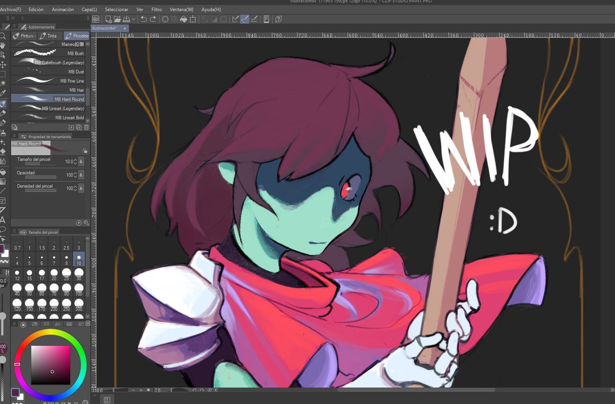 fiwbart's tweet photo. kris deltarune wip :D #deltarune https://t.co/aBVYEPdEX7