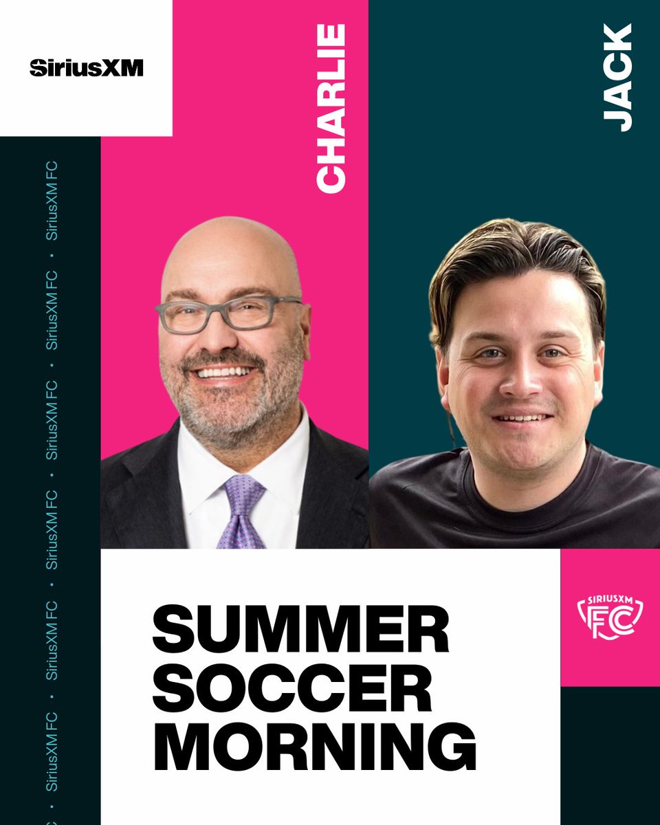 SiriusXM FC (@siriusxmfc) on Twitter photo SUMMER SOCCER MORNING IS LIVE!!!
#Inter & #Monterrey draw
#Canada kicks off their #GoldCup with six goals
<a href="/TNTerens/">Tyler Terens</a>, <a href="/pegnarol/">Massimo Lopes Pegna</a> & <a href="/dermotmcorrigan/">Dermot Corrigan</a> join the show!
LISTEN HERE - sxm.app.link/siriusxmfc SUMMER SOCCER MORNING IS LIVE!!!
#Inter & #Monterrey draw
#Canada kicks off their #GoldCup with six goals
<a href="/TNTerens/">Tyler Terens</a>, <a href="/pegnarol/">Massimo Lopes Pegna</a> & <a href="/dermotmcorrigan/">Dermot Corrigan</a> join the show!
LISTEN HERE - sxm.app.link/siriusxmfc