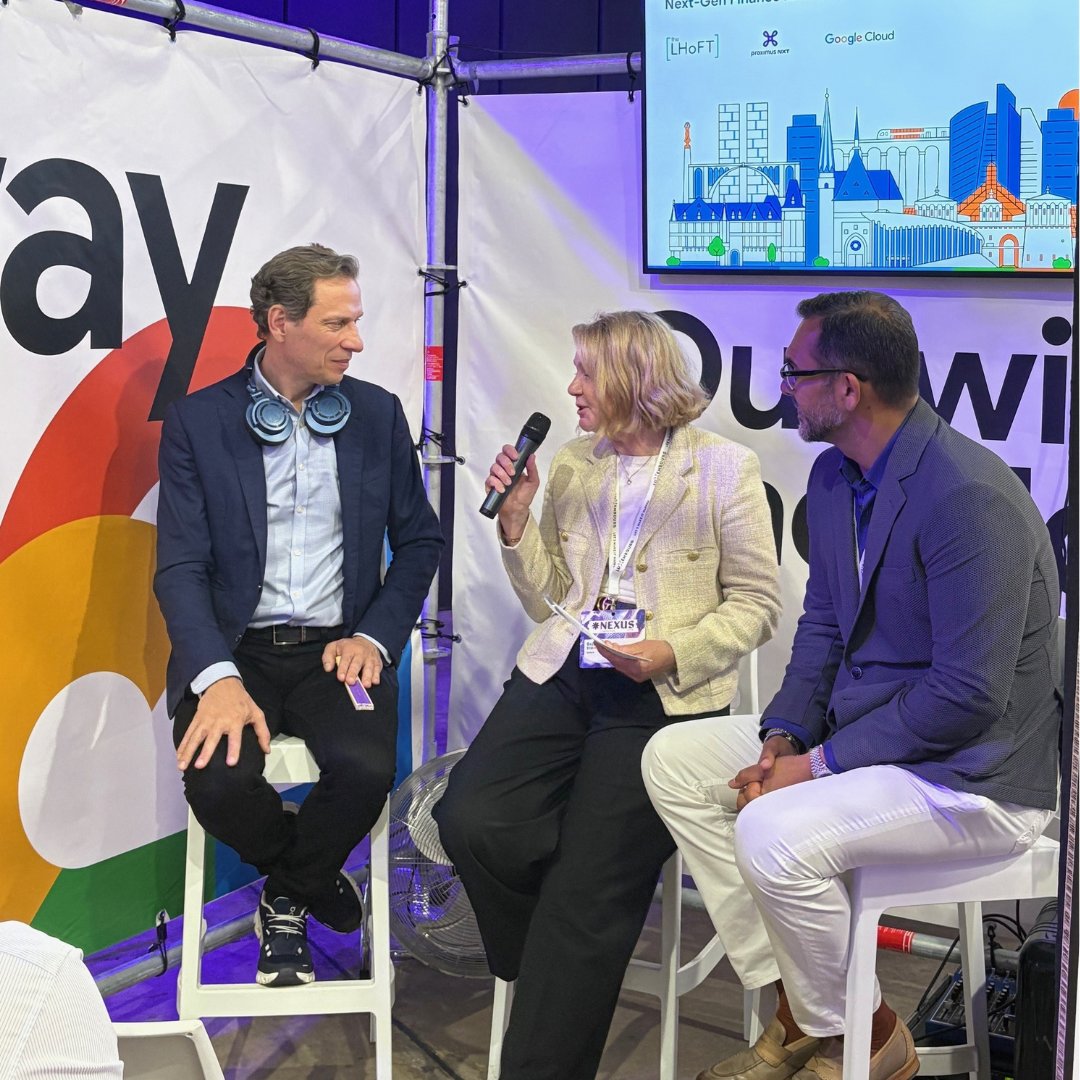 ✨Panel Recap
We were proud to have Frank Roessig, Head of Digital Finance Solutions at Proximus NXT, represent us in a dynamic fireside panel discussion today at the <a href="/Google/">Google</a> Booth during Nexus 2025.