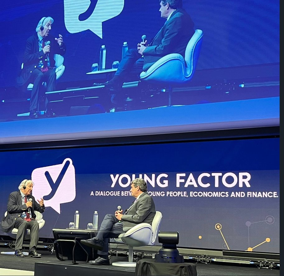 joseluisescriva's tweet photo. It's been a fantastic experience to participate in the #YoungFactor International Conference in Milan.
It allowed me to gain firsthand insight into young people's concerns about economics and finance and to discuss with them some of the transformations our society is undergoing https://t.co/mzIwARwC47