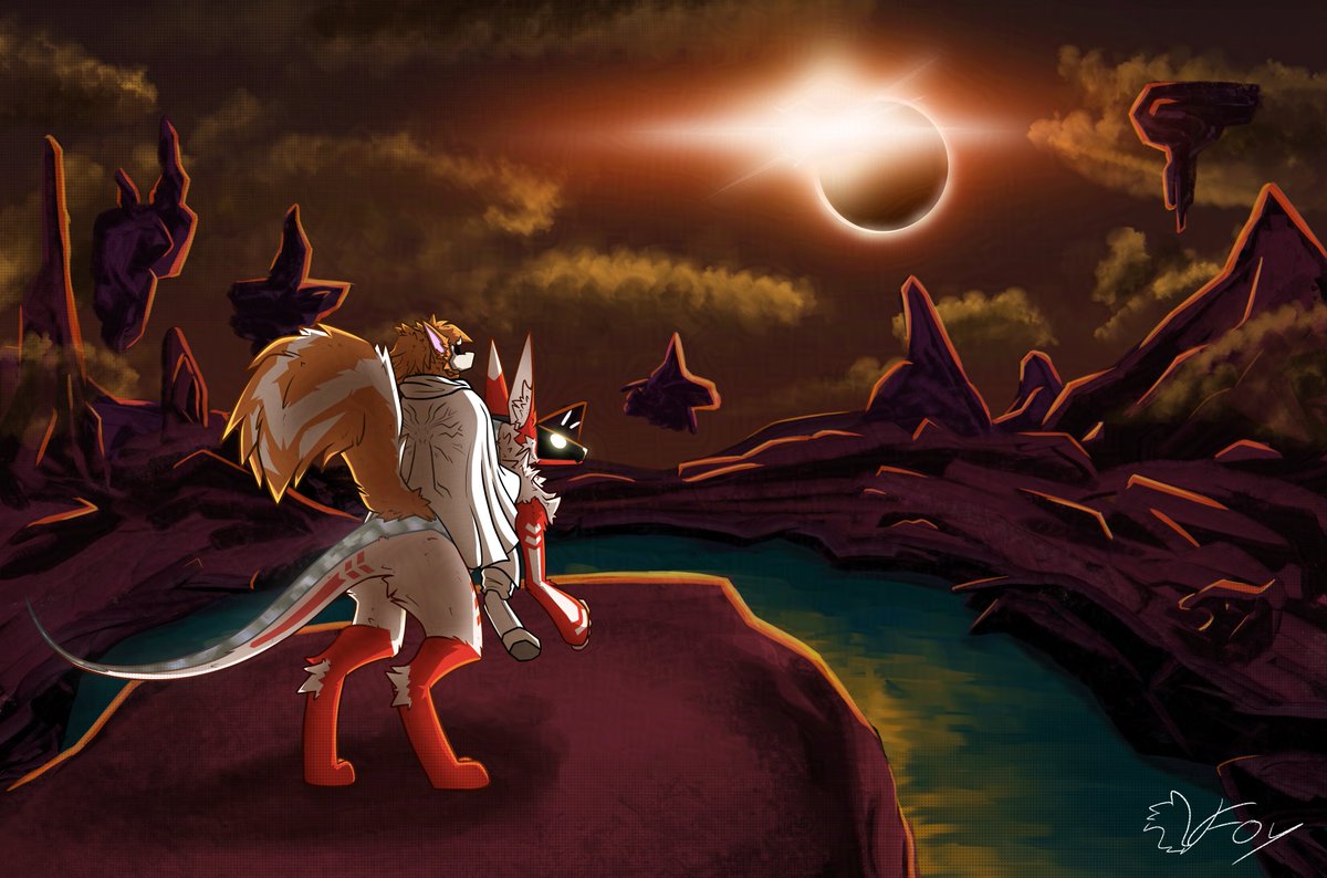 ItsFoy17's tweet image. Di Fronte All&apos;eclissi
#furry #mantledbeast