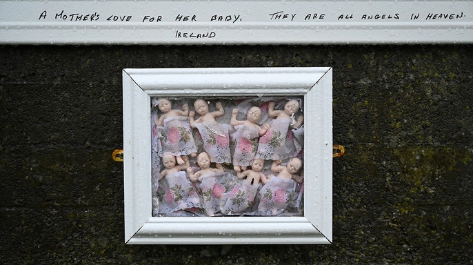 Irish officials have begun the grim task of excavating the grounds of a former home of unwed mothers which authorities say contain the remains of approximately 800 babies and children who died there. The home called Bon Secours Mother and Baby Home operated between the 1920s and