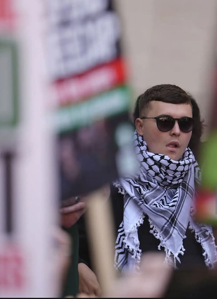 Mo Chara has been released on bail and is due back in court this August. He requested an interpreter to translate proceedings as Gaeilge 🇮🇪✊🇵🇸