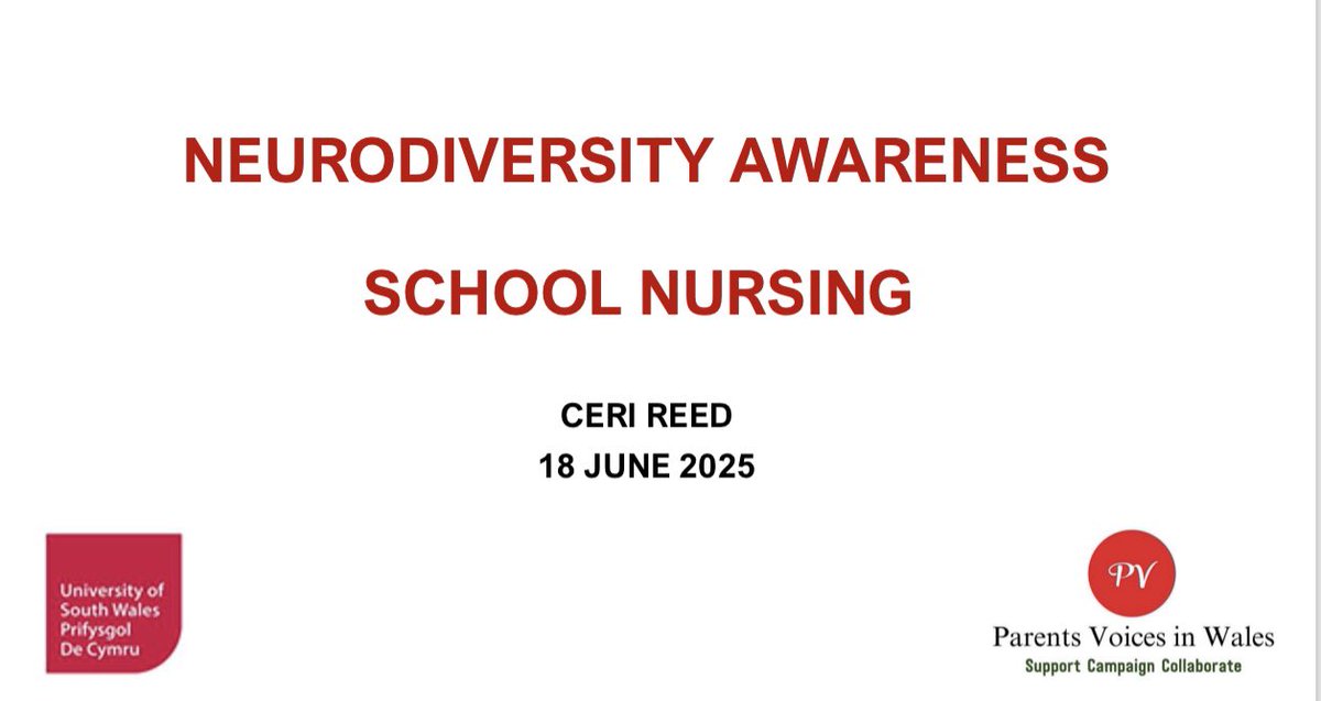 PCamhs's tweet image. Looking forward to presenting to new school nurses today. Supporting the whole school and system approach to inclusion. 

@UniSouthWales @nmcnews #ALNReform #Neurodivergence #Inclusion #uncrc #NEST #NYTH #schoolnurses
