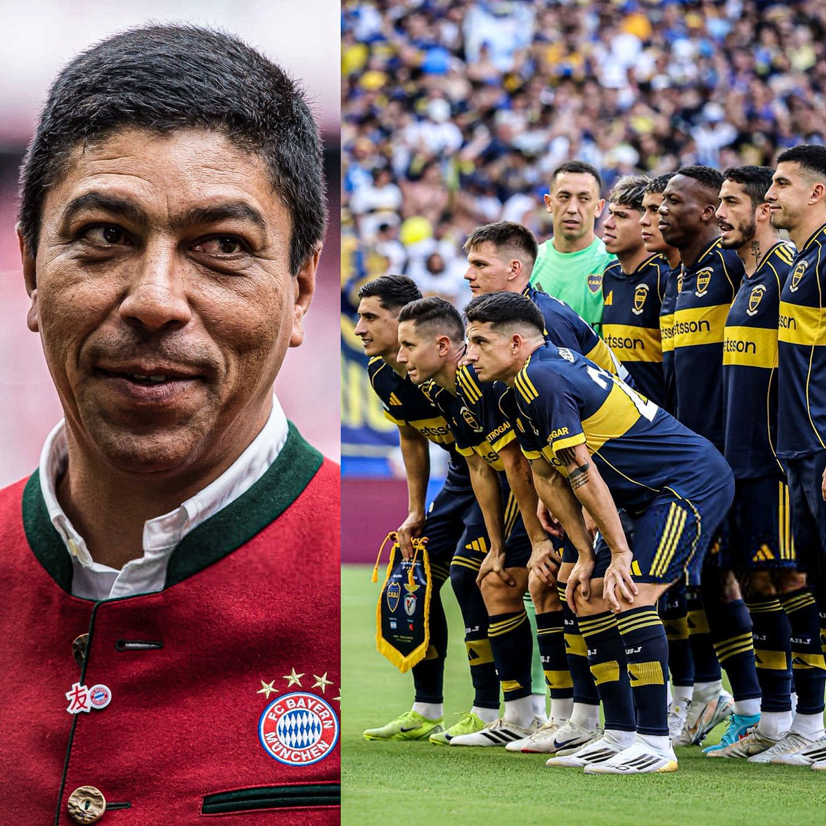 Ataque Futbolero (@ataquefutbolero) on Twitter photo “Para el Bayern Munich jugar contra Boca, es como jugar con el Manchester City por Champions League.
Es difícil tener a Boca en la fase de grupos. Hay que tener respeto”.
Giovane Élber, gloria del Bayern en <a href="/SuperDeporRadio/">SuperDeportivoRadio</a>. 🇦🇷🎩🇩🇪 “Para el Bayern Munich jugar contra Boca, es como jugar con el Manchester City por Champions League.
Es difícil tener a Boca en la fase de grupos. Hay que tener respeto”.
Giovane Élber, gloria del Bayern en <a href="/SuperDeporRadio/">SuperDeportivoRadio</a>. 🇦🇷🎩🇩🇪