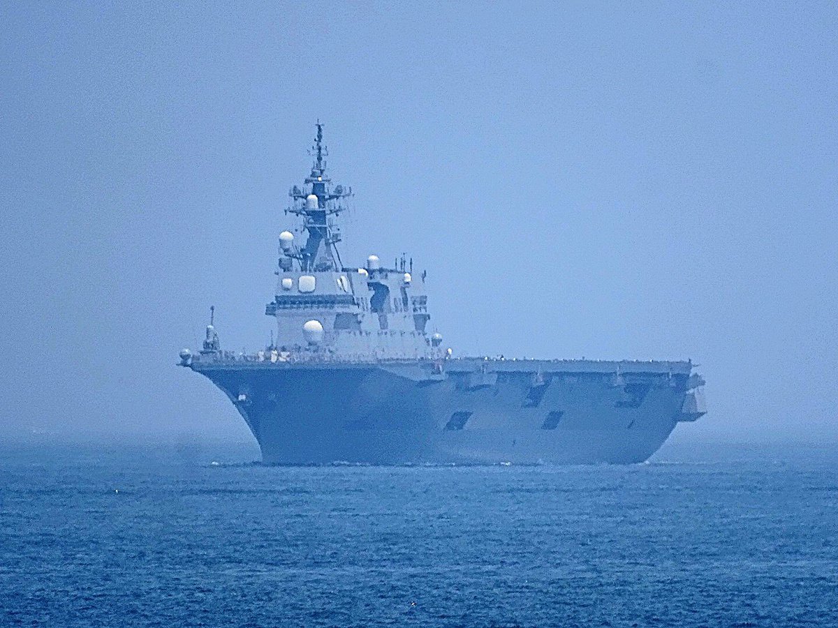 WarshipCam (@warshipcam) on Twitter photo Japanese Maritime Self-Defense Force Hyuga-class JS Hyuga (DDH-181) leaving Yokosuka, Japan - June 18, 2025
SRC: TW-<a href="/MICHIYAM/">MICHIYA MURATA</a> Japanese Maritime Self-Defense Force Hyuga-class JS Hyuga (DDH-181) leaving Yokosuka, Japan - June 18, 2025
SRC: TW-<a href="/MICHIYAM/">MICHIYA MURATA</a>