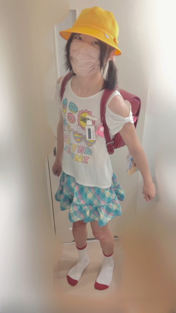 女児服はとても涼しいので着ると熱中症対策になります！
#女児女装