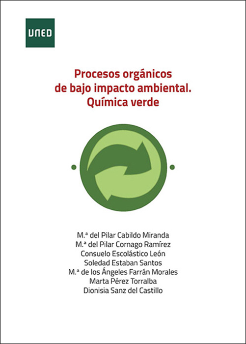EditorialUNED's tweet image. Nuevo libro publicado por la Editorial UNED, @uned, “PROCESOS ORGÁNICOS DE BAJO IMPACTO AMBIENTAL. QUÍMICA VERDE”. Más información… n9.cl/8hhjk