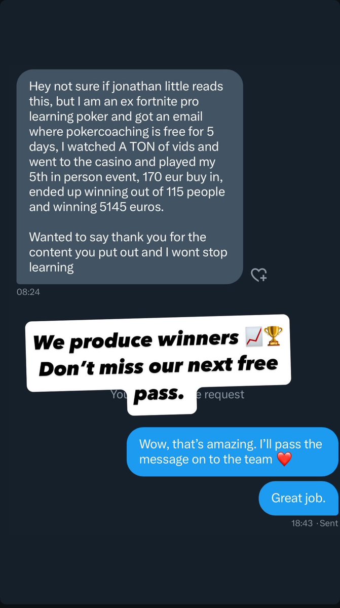 Don’t miss our next free pass! You might just take down your next event. 📈🔥