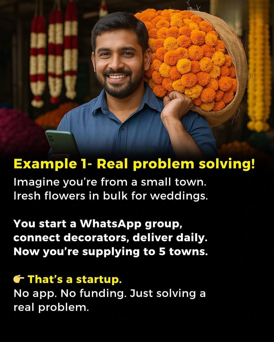 chalgenius's tweet photo. 🚀 सब कहते हैं “Startup Karo!”
लेकिन कोई ये नहीं बताता कि Startup होता क्या है?
आज जानिए Real Examples से!

📈 समझो, सीखो और खुद की कहानी लिखो!
#StartupIndia #OyoRooms #EntrepreneurLife #ChalGenius #StartupMotivation #BusinessTips #FoundersJourney #StartupMindset https://t.co/qy75HFGy2L