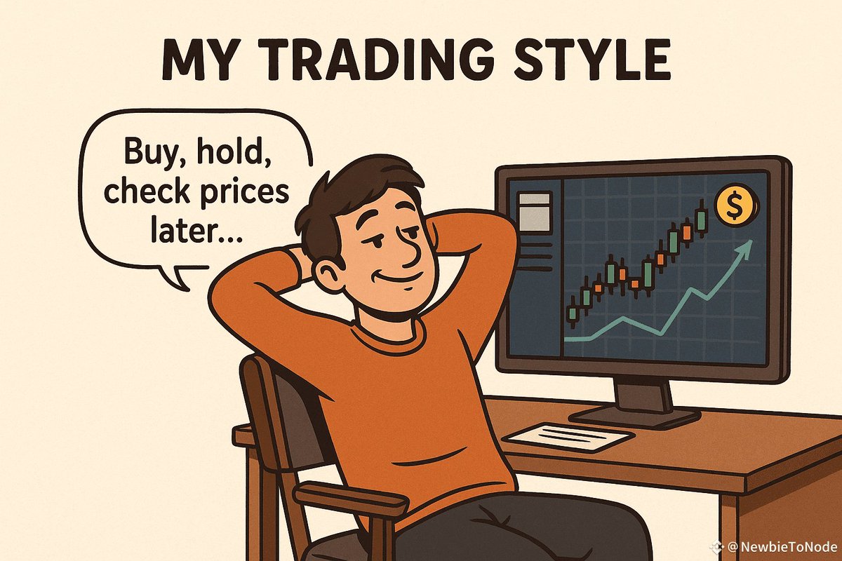 Metdaanbeauty's tweet photo. ๐ #MyTradingStyle
Call me a traderโฆ but only on days when the news is spicy ๐ถ๏ธ
Otherwise, Iโm just a long-term investor pretending to check charts.
๐๏ธ My main indicators? Tweets, headlines, and vibes.
โณ I donโt panic-sell, I panic-HODL.
๐ผ Strategy: Buy. Hold. Forget. https://t.co/paoUf87UlY
