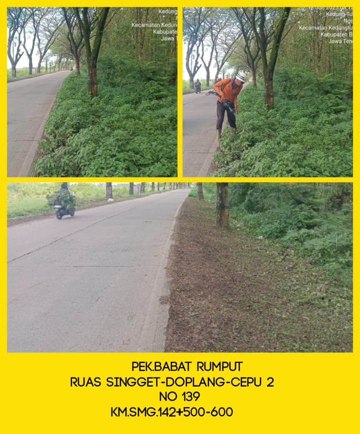 BPJ Wilayah Purwodadi #jalancantik #AyoKerjaManeh (@bpt_pwd) on Twitter photo Hallo #sahabatjalancantik
Pekerjaan Pemeliharaan Rutin Jalan dan Jembatan
Balai Pengelolaan Jalan Wilayah Purwodadi.
#jawatengah ✅
#NgopeniNglakoni ✅
<a href="/provjateng/">Provinsi Jawa Tengah</a>
<a href="/dprdjatengprov/">DPRD Jawa Tengah</a>
<a href="/humasjateng/">Humas Jateng</a>
<a href="/dpubmckjateng/">DPU BMCK-Jateng #JalanCantik</a>
<a href="/TajYasinMZ/">Taj Yasin Maimoen</a> Hallo #sahabatjalancantik
Pekerjaan Pemeliharaan Rutin Jalan dan Jembatan
Balai Pengelolaan Jalan Wilayah Purwodadi.
#jawatengah ✅
#NgopeniNglakoni ✅
<a href="/provjateng/">Provinsi Jawa Tengah</a>
<a href="/dprdjatengprov/">DPRD Jawa Tengah</a>
<a href="/humasjateng/">Humas Jateng</a>
<a href="/dpubmckjateng/">DPU BMCK-Jateng #JalanCantik</a>
<a href="/TajYasinMZ/">Taj Yasin Maimoen</a>