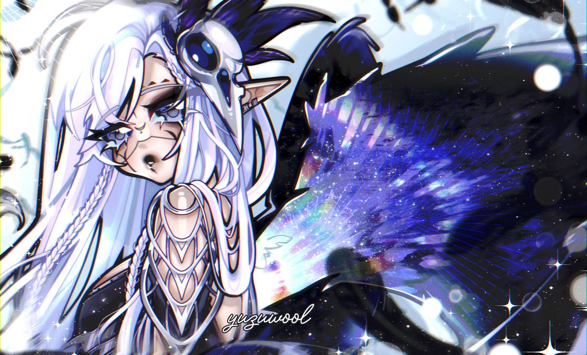 skeb for <a href="/SnootyDeath/">Snooty ┊ NEW OUTFIT May 18 🪶💀</a> 💙