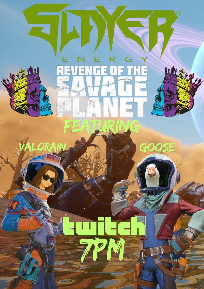 Tonight over on <a href="/Slayerdrink/">Slayer Energy</a> twitch. BIG TINGS AND DAT
twitch.tv/slayer_energy