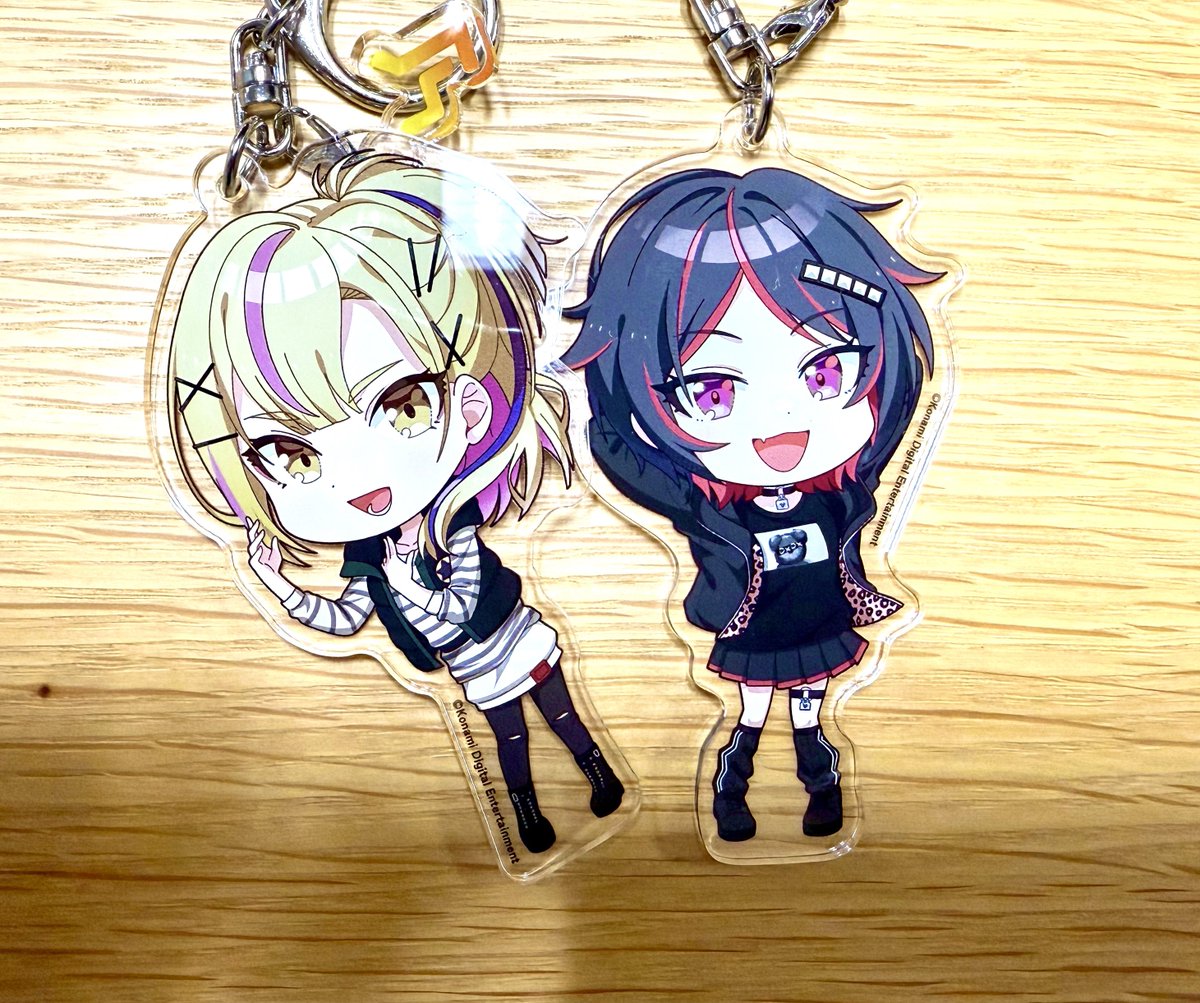 #ラフダイ ちゃんのアクキーサンプルが手元に到着しました！

かわいい…！ぜひ！

#篁響季
#山田花音
#小紫桃果
#風祭朝陽