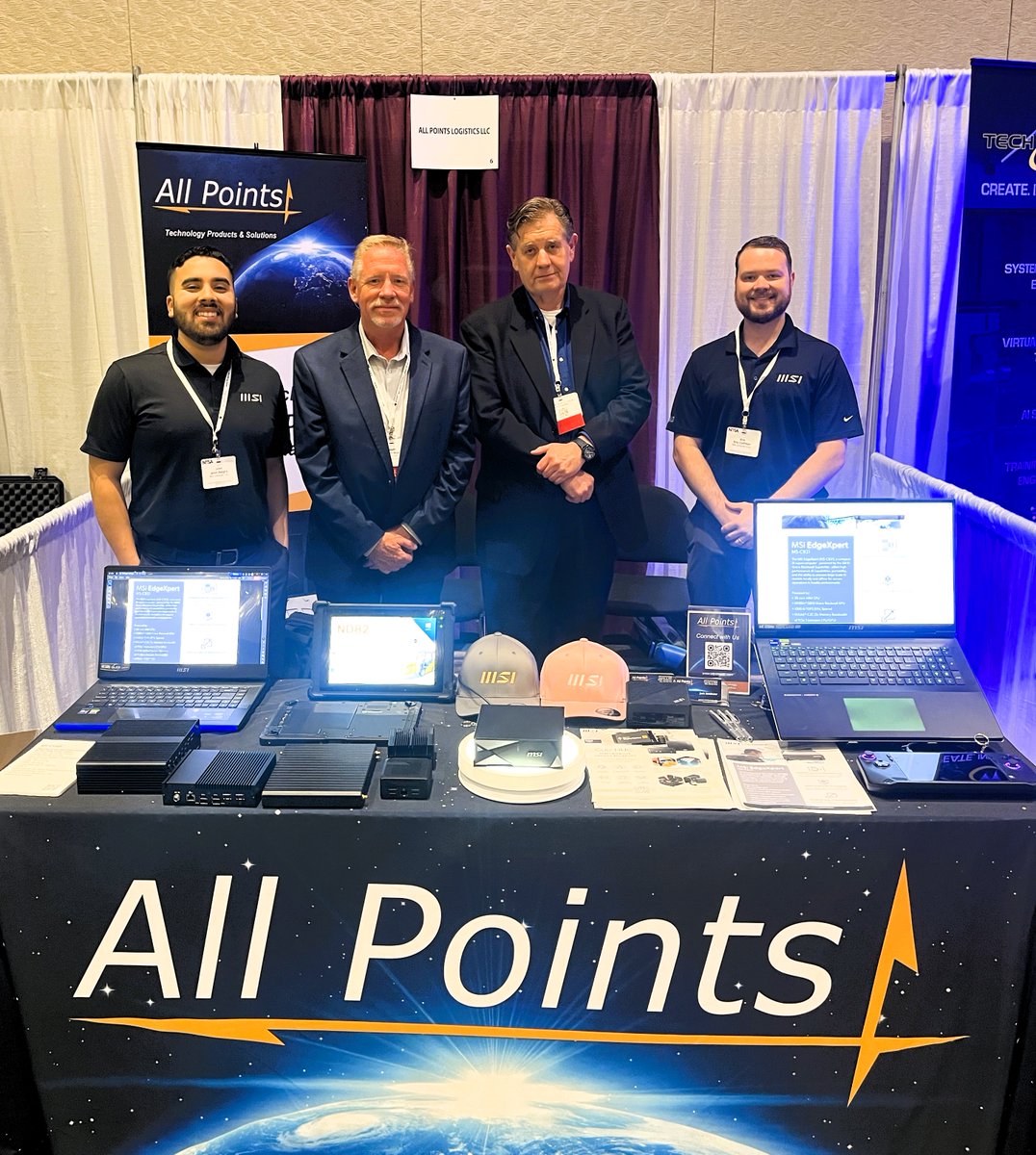 Excited to showcase at our All Points Booth #6 at #TSIS2025 in #OrlandoFL: The <a href="/msitweets/">MSI</a> EdgeXpert (MS-C931), a compact AI supercomputer,powered by the NVIDIA Grace Blackwell Superchip. 1000 AI TOPS. 128GB unified memory. Built for secure, local AI at the edge.